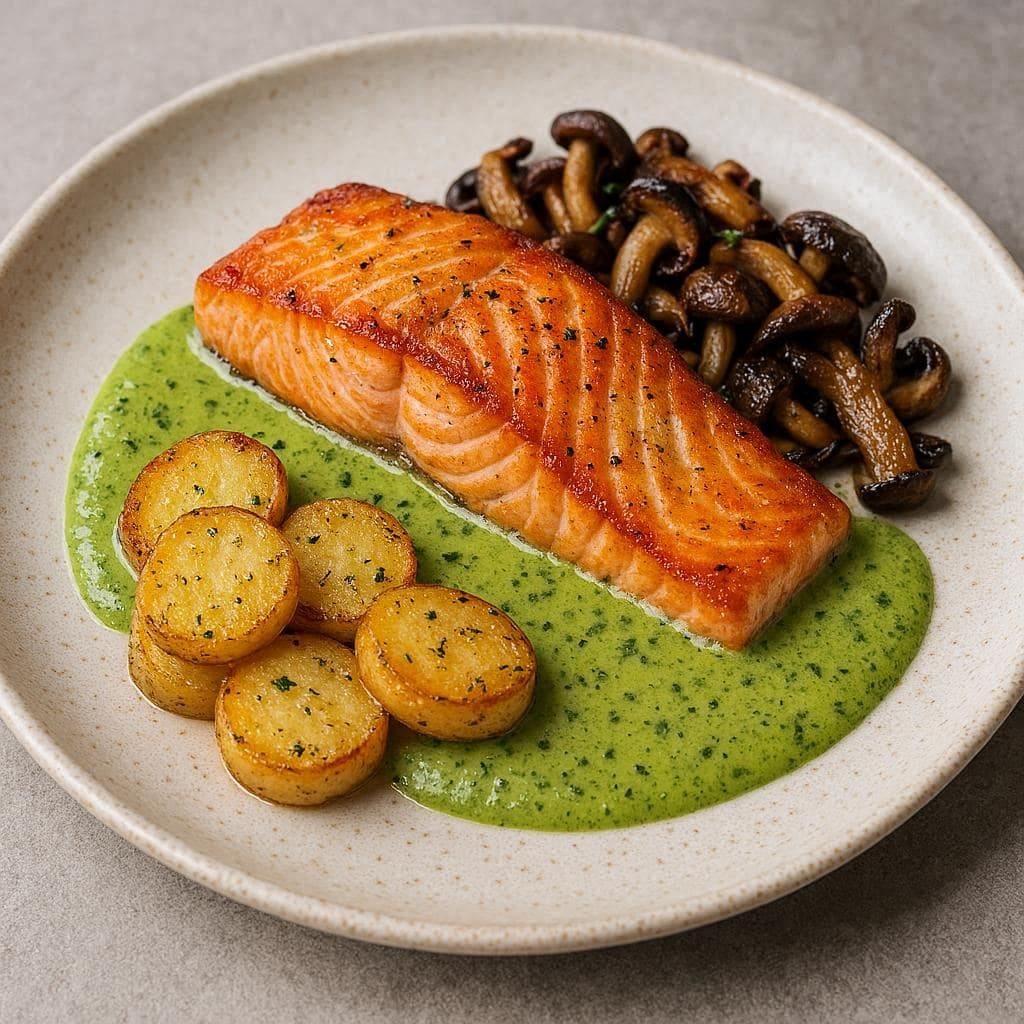 Truffle Pan Seared Salmon – Ottoman Coffee Brewers